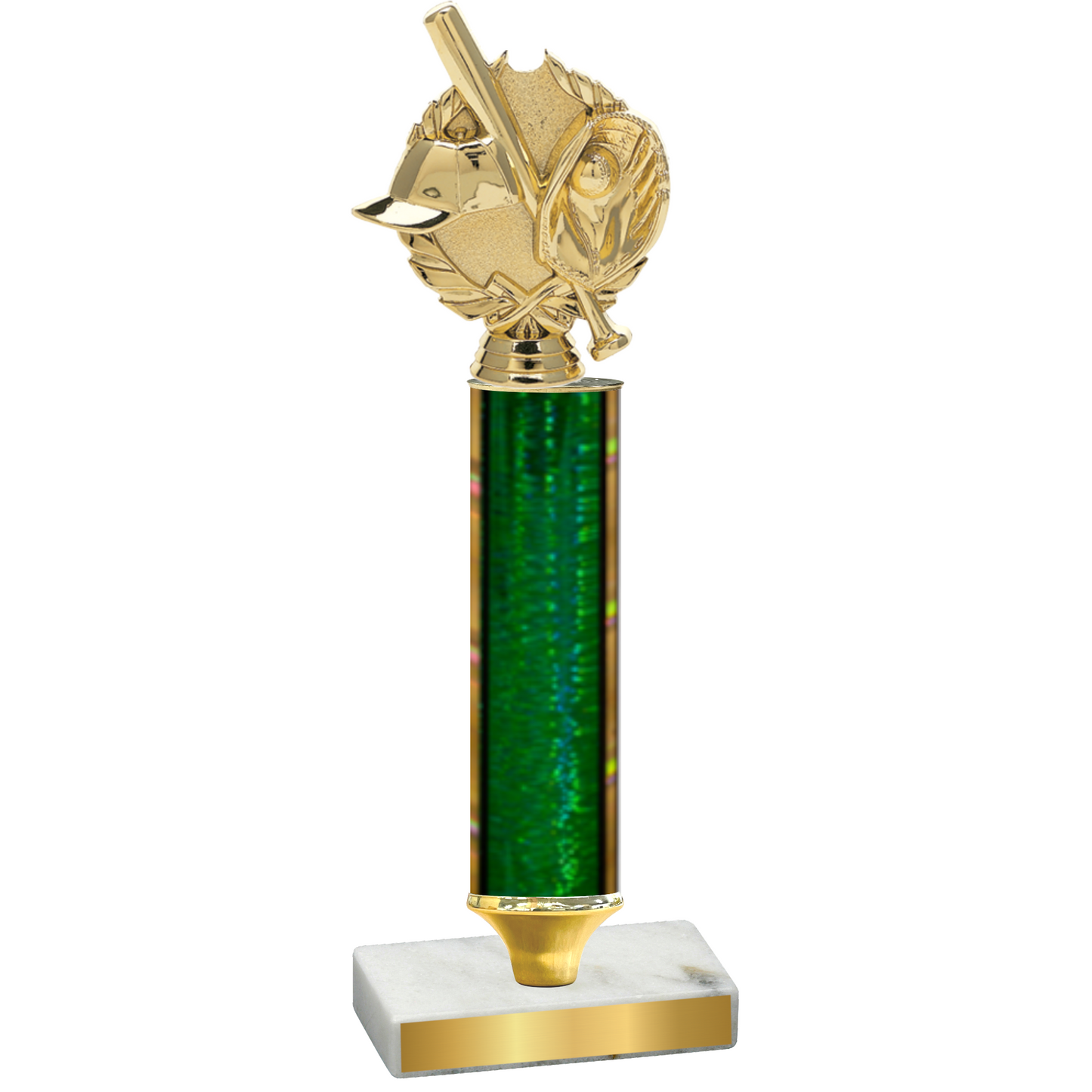 Value Green Glacier Baseball Trophy