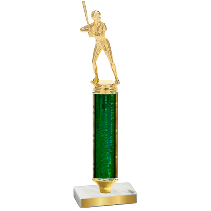 Value Green Glacier Softball Trophy