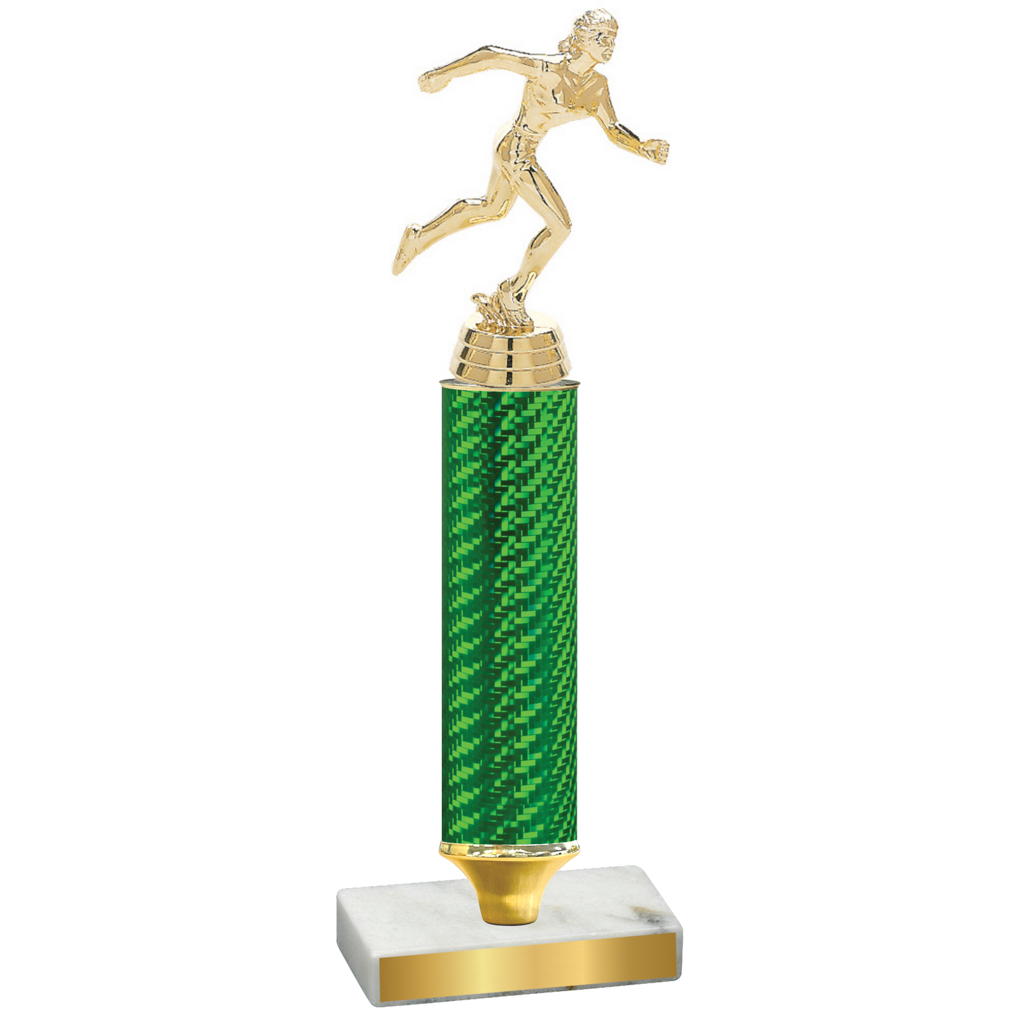 Value Green Carbon Fiber Running Trophy