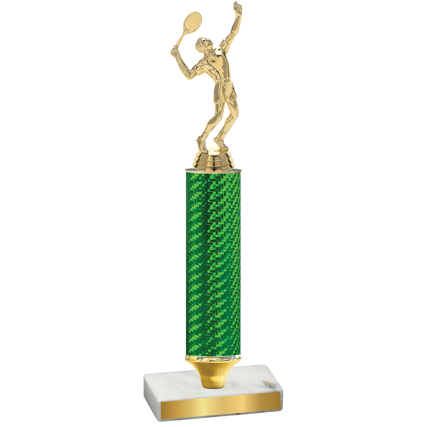 Value Green Carbon Fiber Tennis Trophy