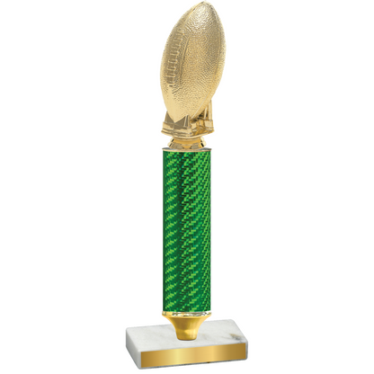 Value Green Carbon Fiber Football Trophy