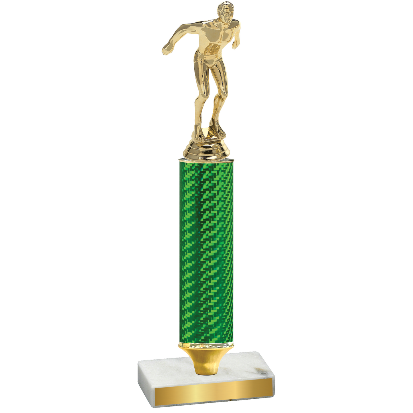 Value Green Carbon Fiber Swimming Trophy