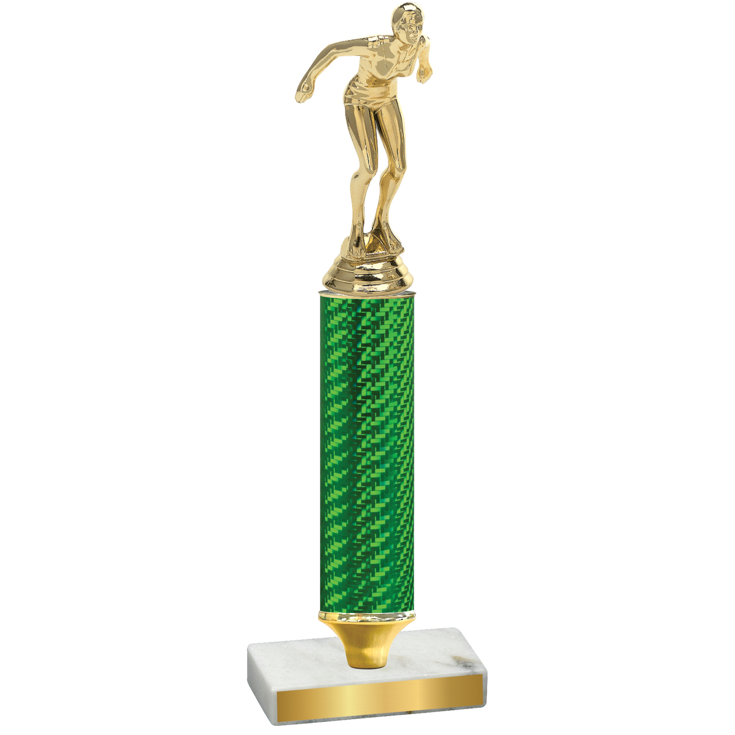 Value Green Carbon Fiber Tennis Trophy