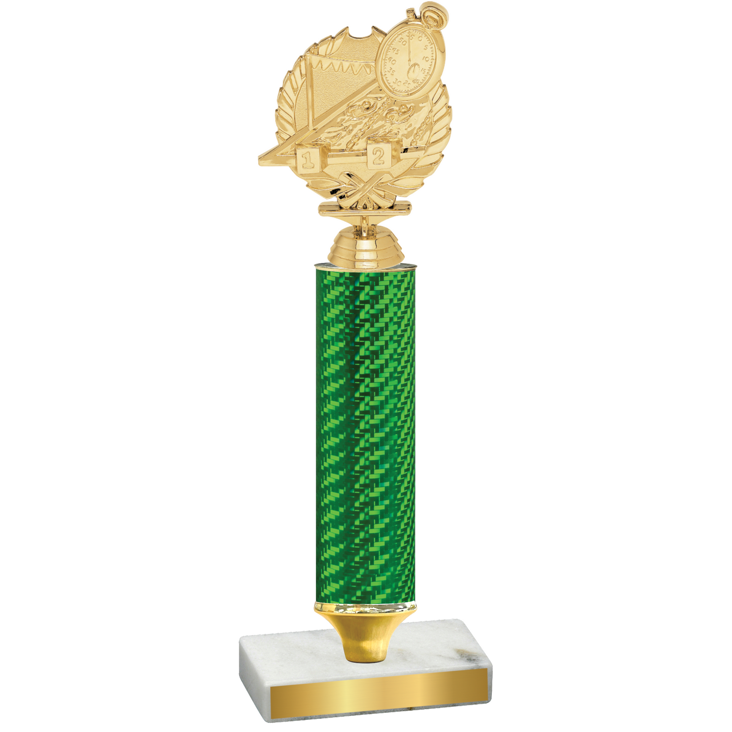 Value Green Carbon Fiber Swimming Trophy