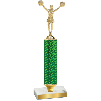 Value Green Carbon Fiber Cheerleading Trophy