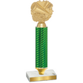 Value Green Carbon Fiber Cheerleading Trophy