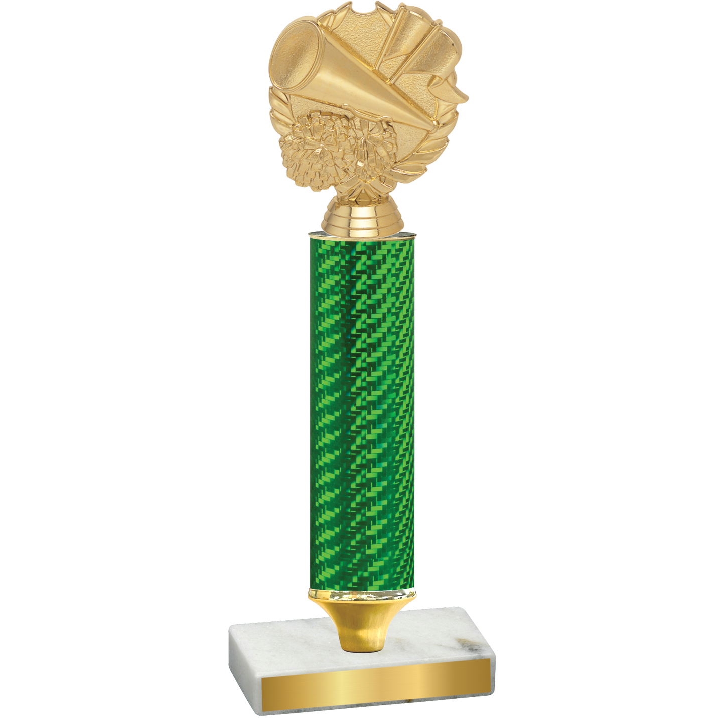 Value Green Carbon Fiber Cheerleading Trophy