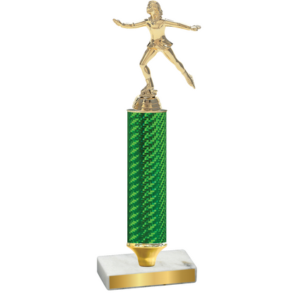 Value Green Carbon Fiber Skater Trophy