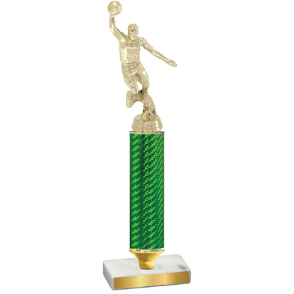 Value Green Carbon Fiber Basketball Trophy