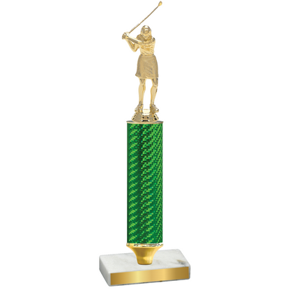 Value Green Carbon Fiber Golf Trophy