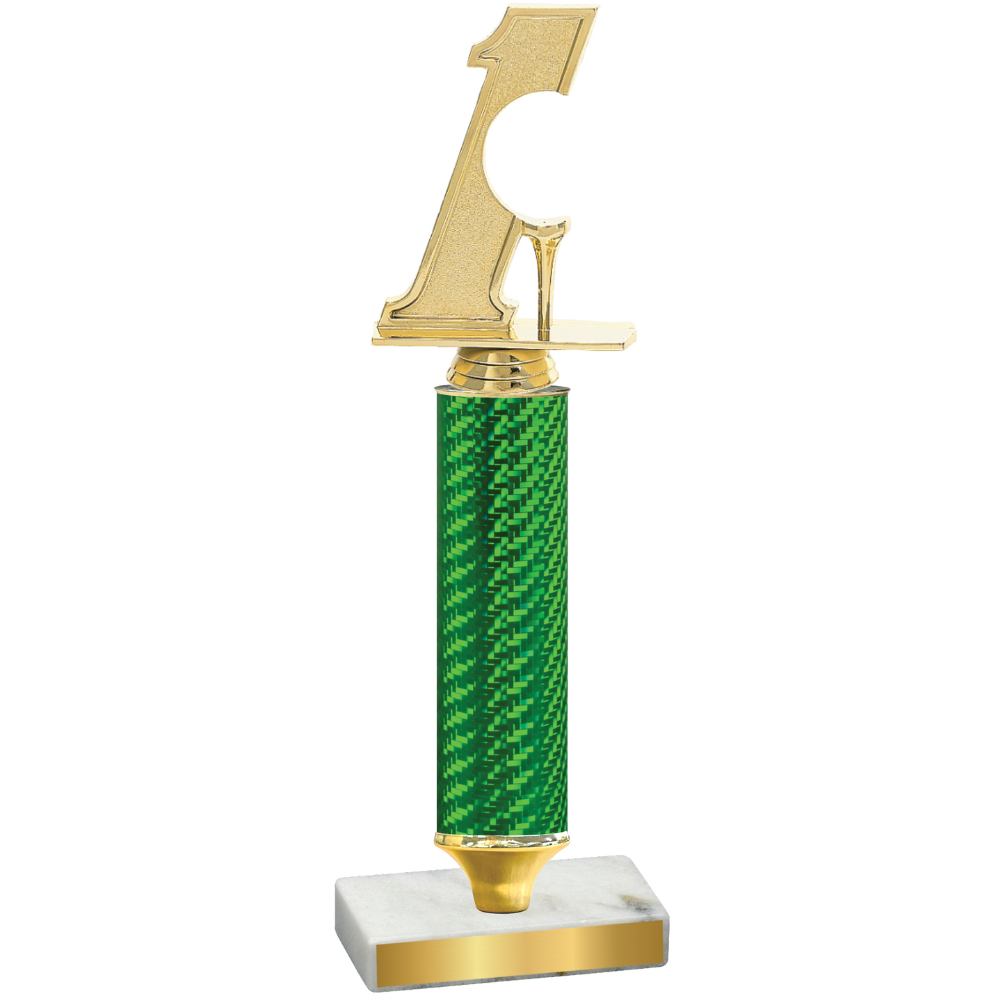 Value Green Carbon Fiber Golf Trophy