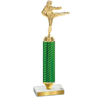 Value Green Carbon Fiber Karate Trophy