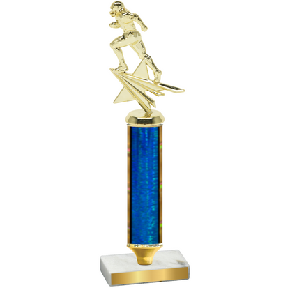 Value Blue Glacier Football Trophy