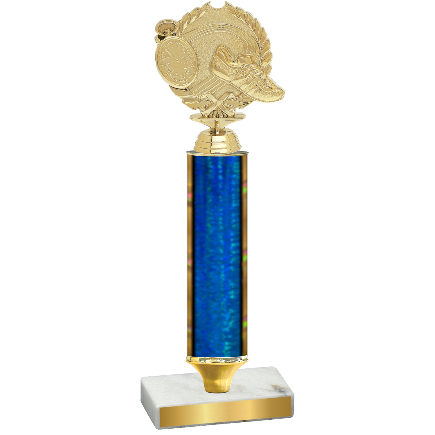 Value Blue Glacier Running Trophy