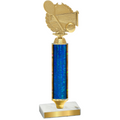 Value Blue Glacier Tennis Trophy