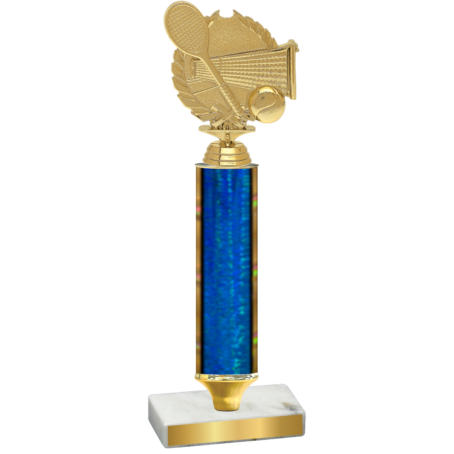 Value Blue Glacier Tennis Trophy