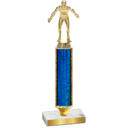 Value Blue Glacier Wrestling Trophy