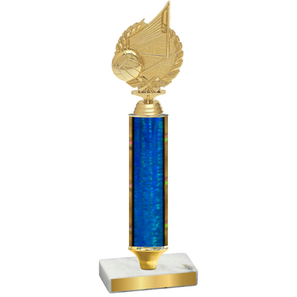 Value Blue Glacier Volleyball Trophy