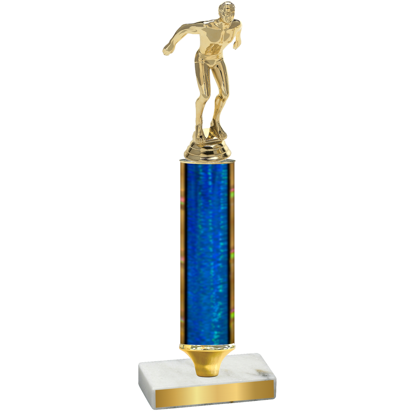 Value Blue Glacier Swimming Trophy