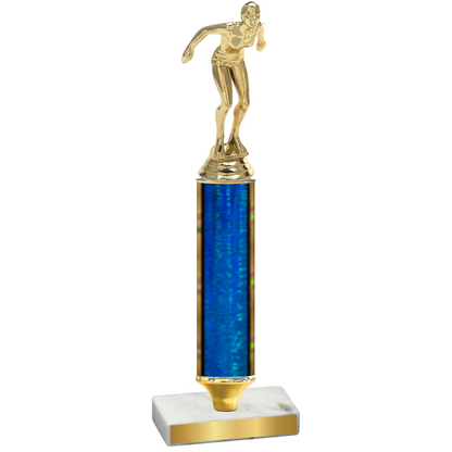 Value Blue Glacier Tennis Trophy