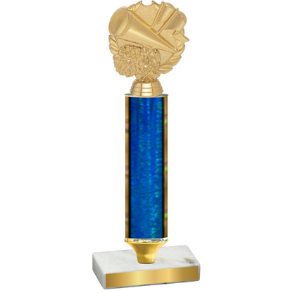 Value Blue Glacier Cheerleading Trophy