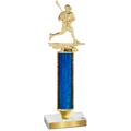 Value Blue Glacier Lacrosse Trophy