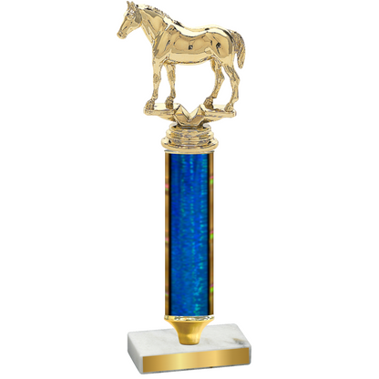 Value Blue Glacier Horses Trophy