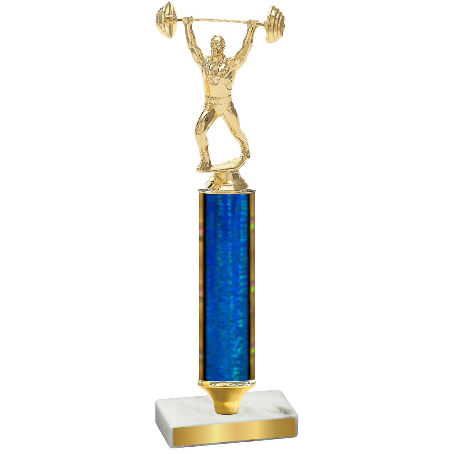 Value Blue Glacier Weights Trophy