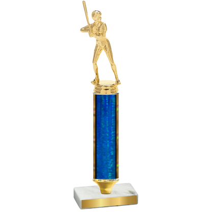 Value Blue Glacier Softball Trophy