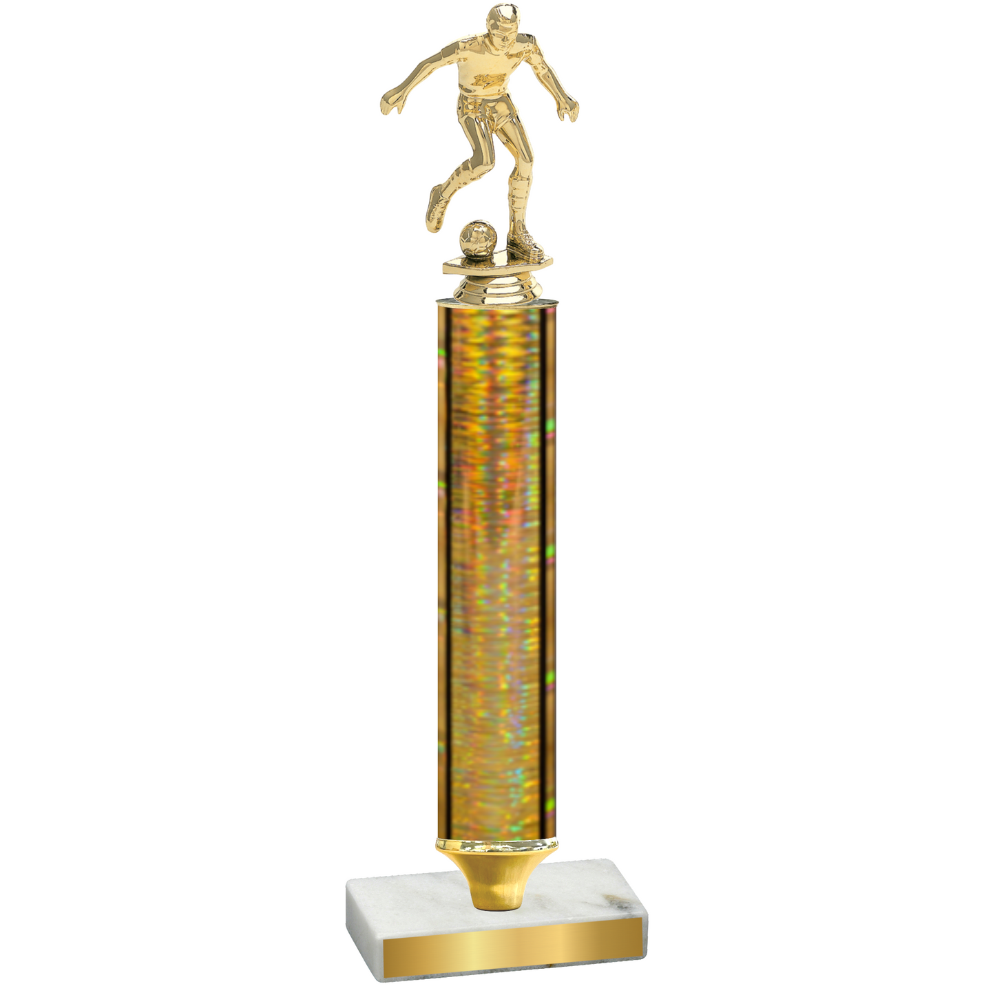 Value Gold Glacier Soccer Trophy