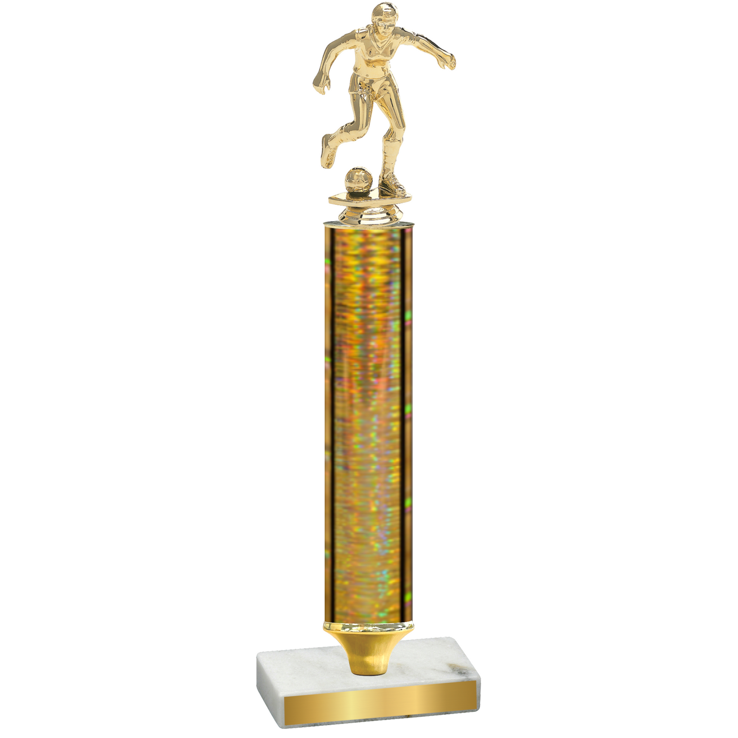 Value Gold Glacier Soccer Trophy