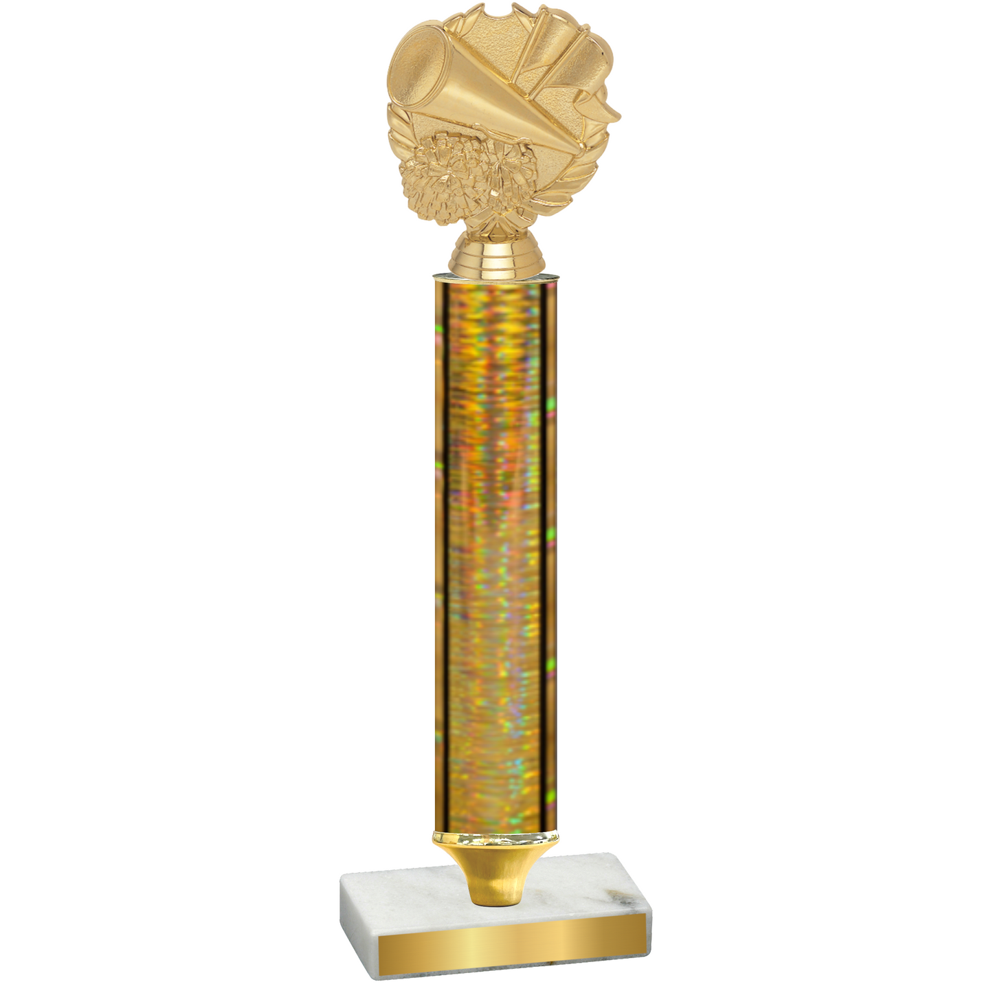 Value Gold Glacier Cheerleading Trophy