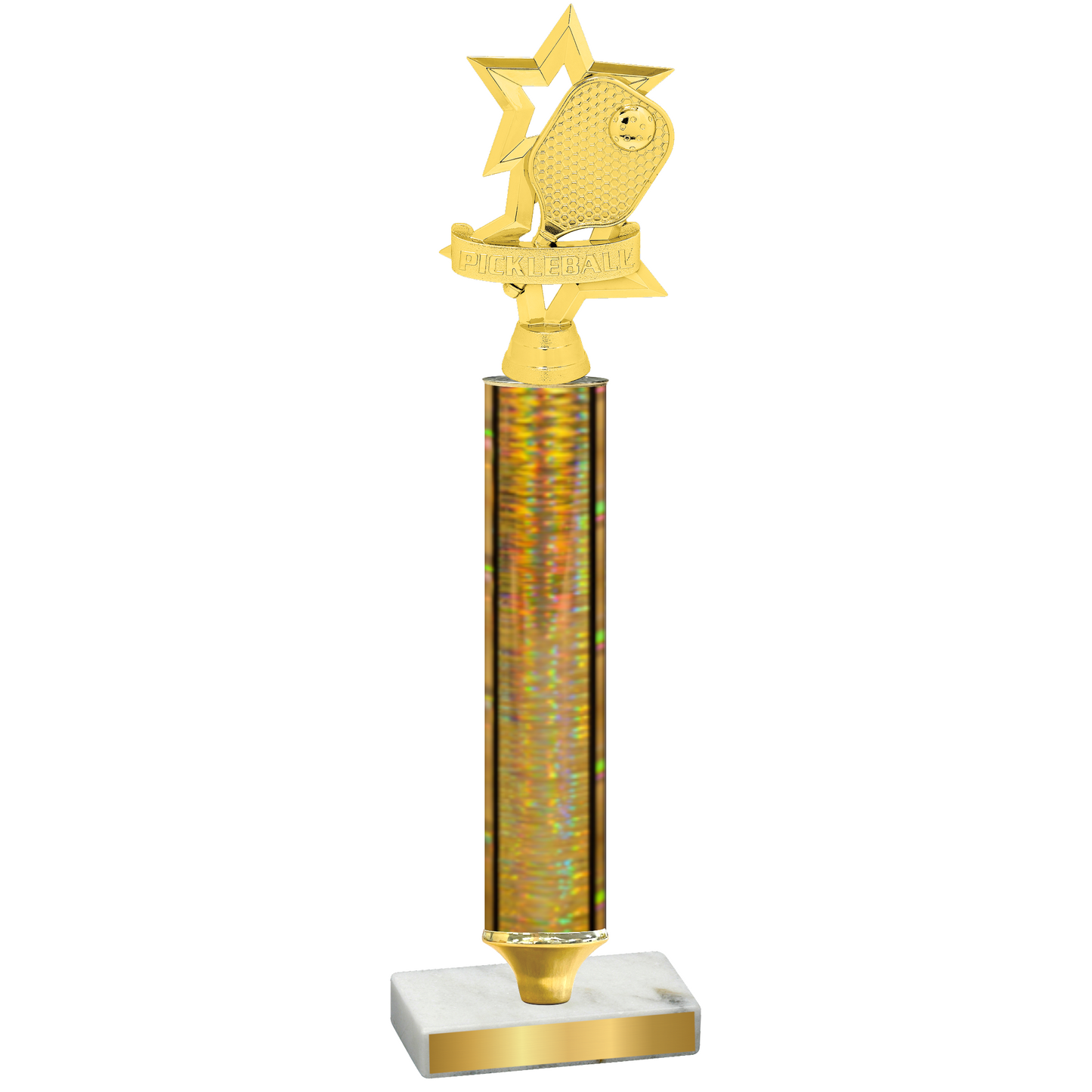 Value Gold Glacier Pickleball Trophy