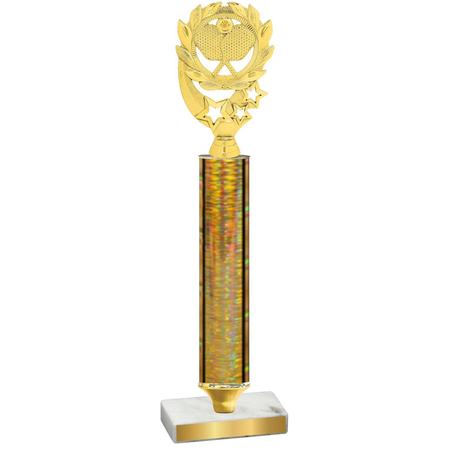 Value Gold Glacier Pickleball Trophy