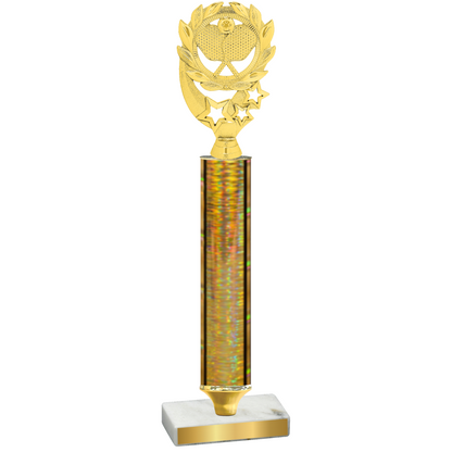 Value Gold Glacier Pickleball Trophy