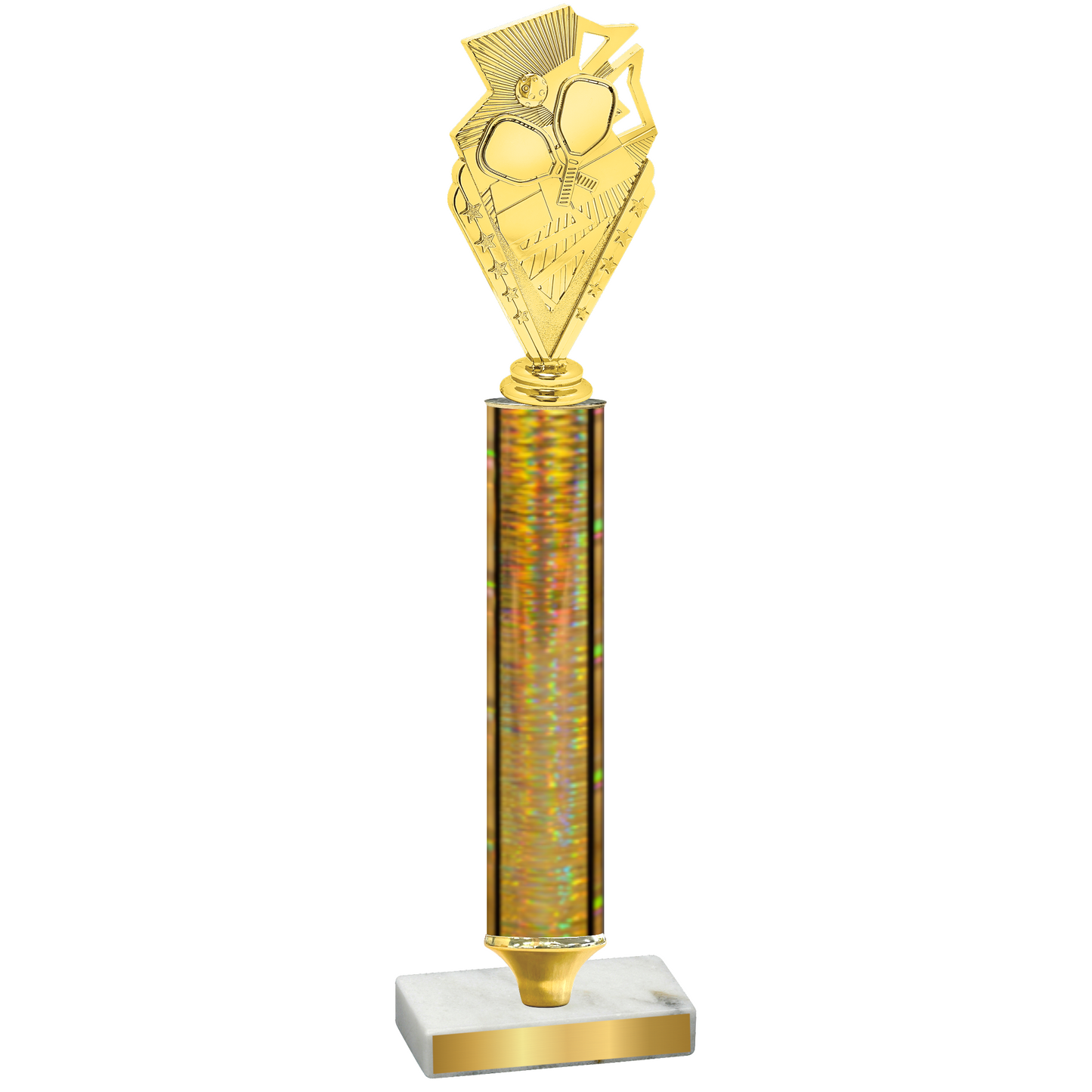 Value Gold Glacier Pickleball Trophy