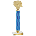 Value Blue Carbon Fiber Running Trophy