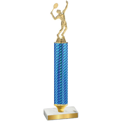 Value Blue Carbon Fiber Tennis Trophy