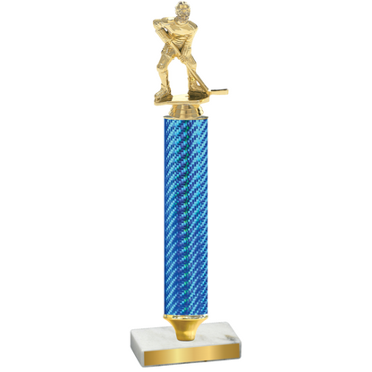 Value Blue Carbon Fiber Hockey Trophy