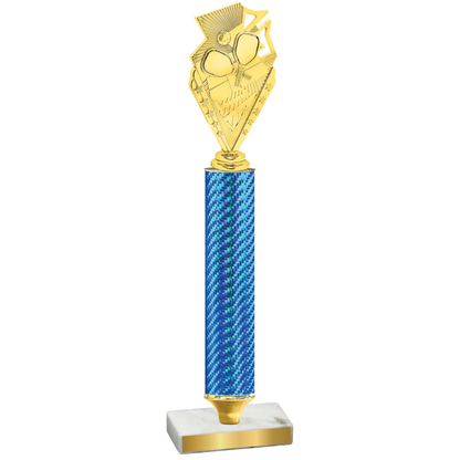 Value Blue Carbon Fiber Pickleball Trophy