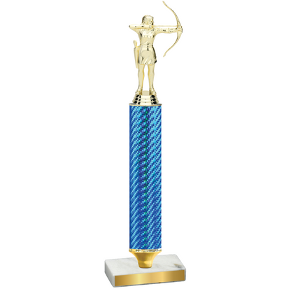 Value Blue Carbon Fiber Archery Trophy