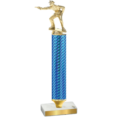 Value Blue Carbon Fiber Shooter Trophy