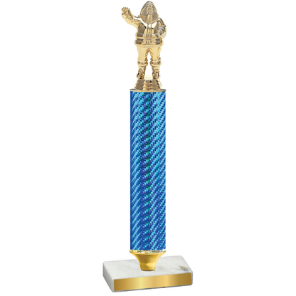 Value Blue Carbon Fiber Holiday Trophy