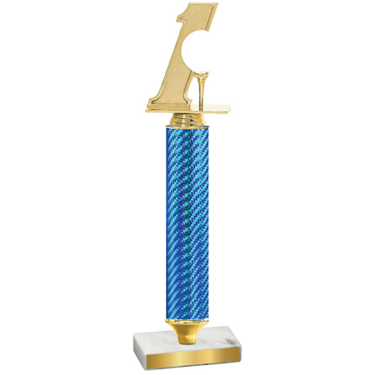 Value Blue Carbon Fiber Golf Trophy