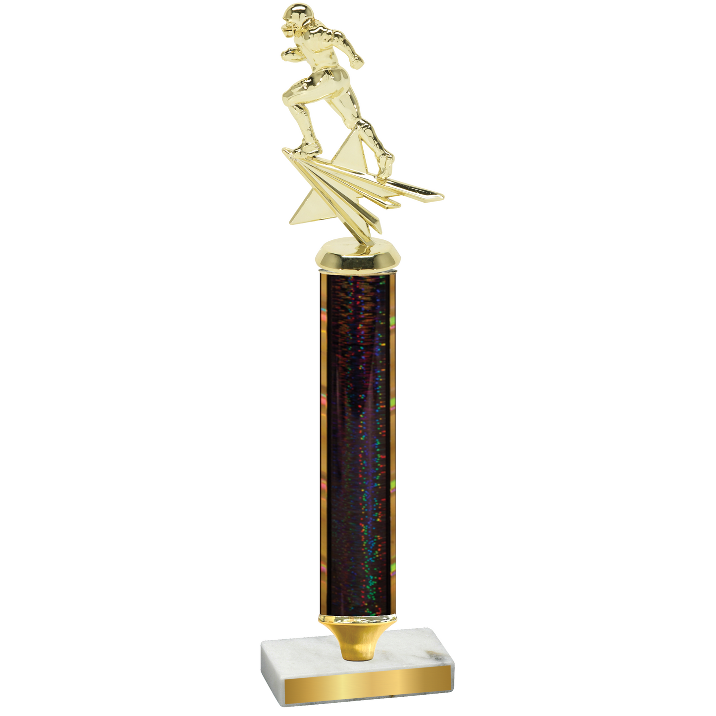 Value Black Glacier Football Trophy