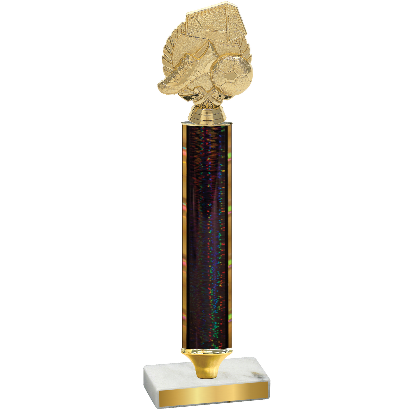 Value Black Glacier Soccer Trophy