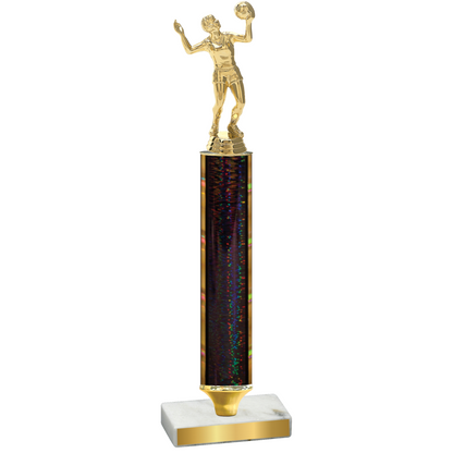 Value Black Glacier Volleyball Trophy