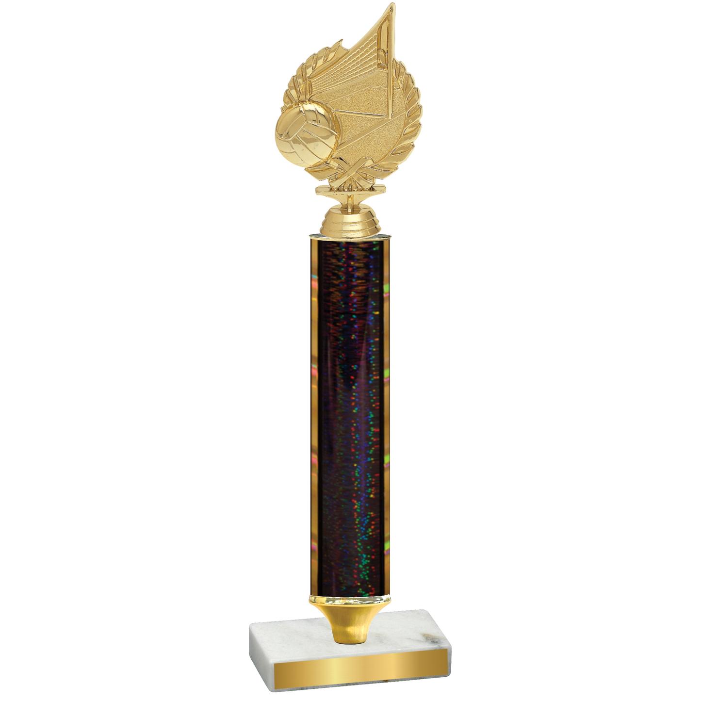 Value Black Glacier Volleyball Trophy