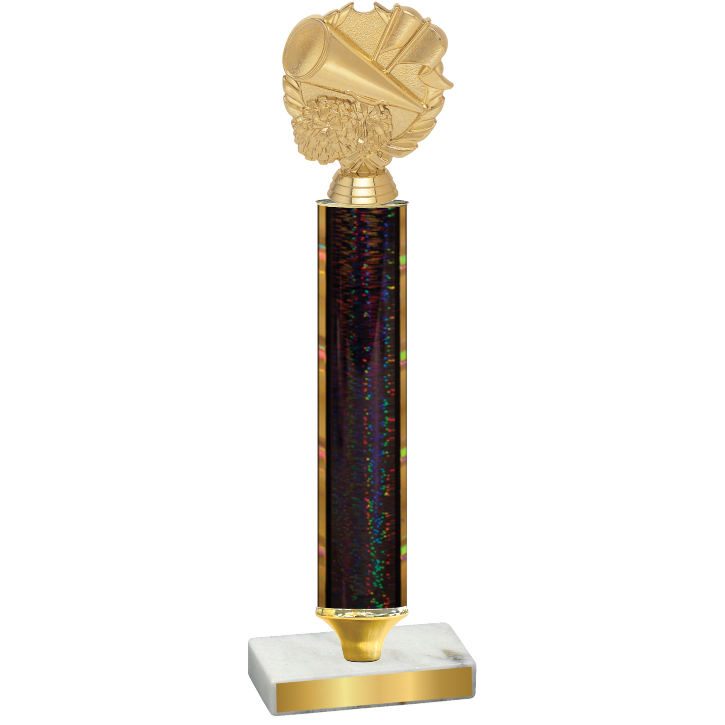 Value Black Glacier Cheerleading Trophy