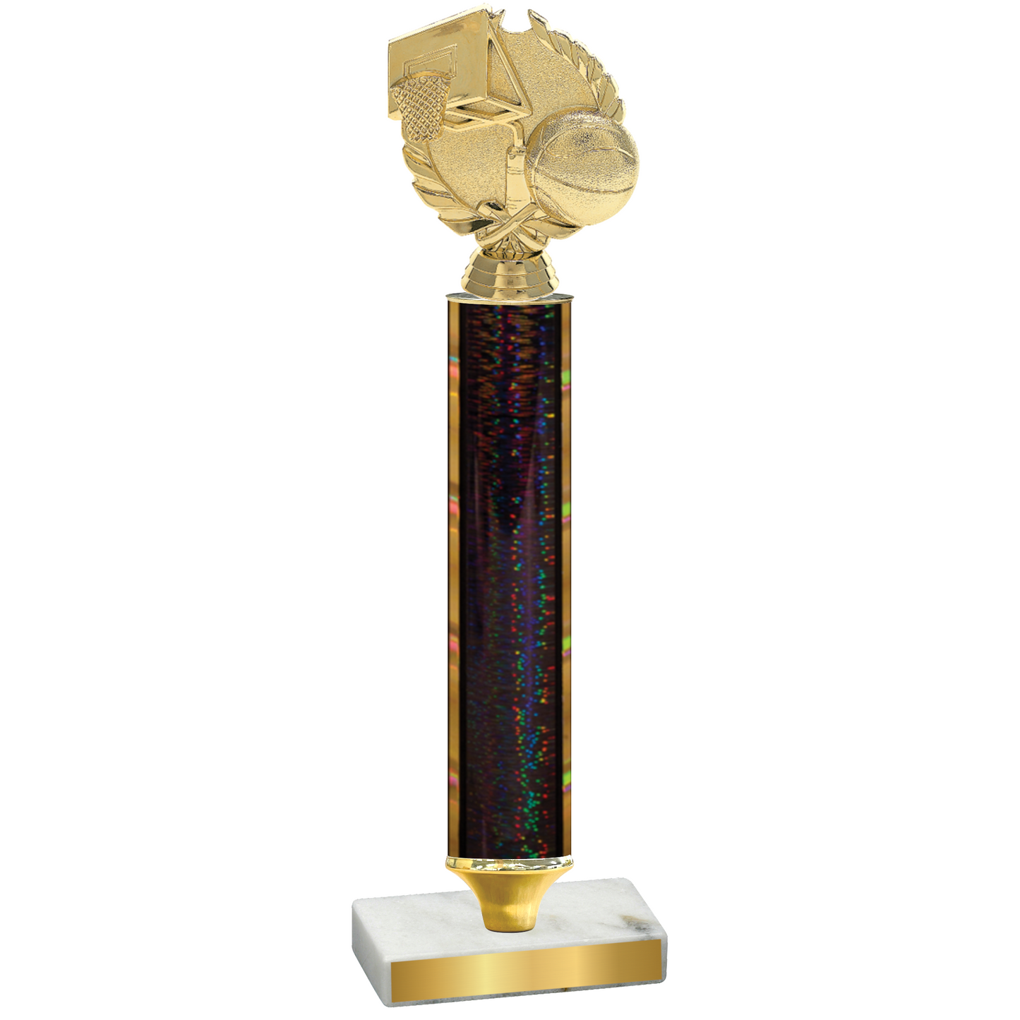 Value Black Glacier Basketball Trophy